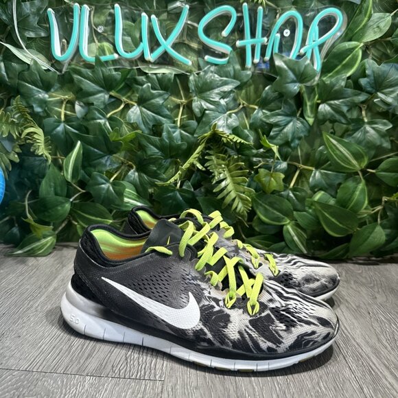 Nike Womens Free 5.0 TR Fit 5 704695-014 Black Running Shoes Sneakers Size 7 - Picture 1 of 9